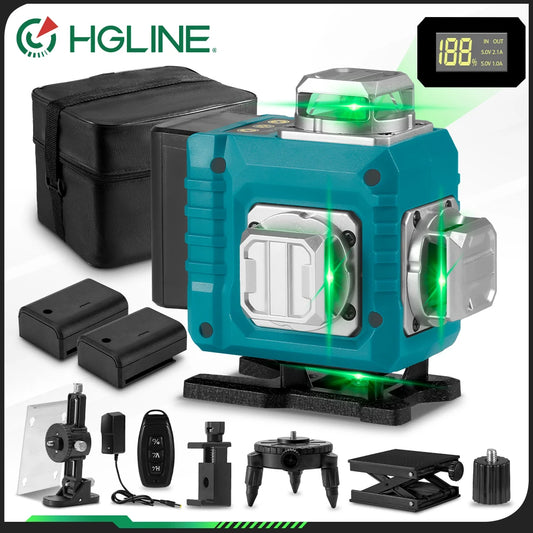 4D Green Line 360° Horizontal Vertica Laser Level