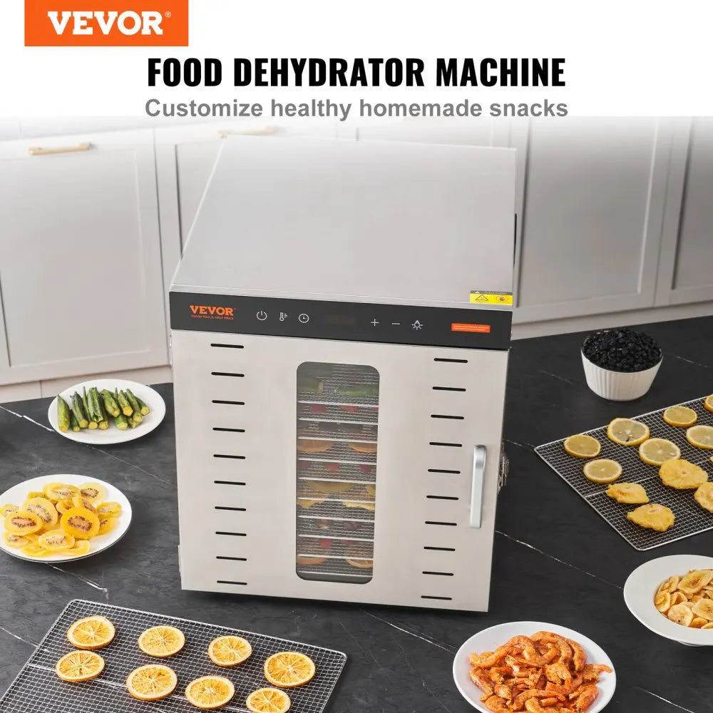 10 Trays Food Dehydrator Household Vegetables Fruit Dryer for Home