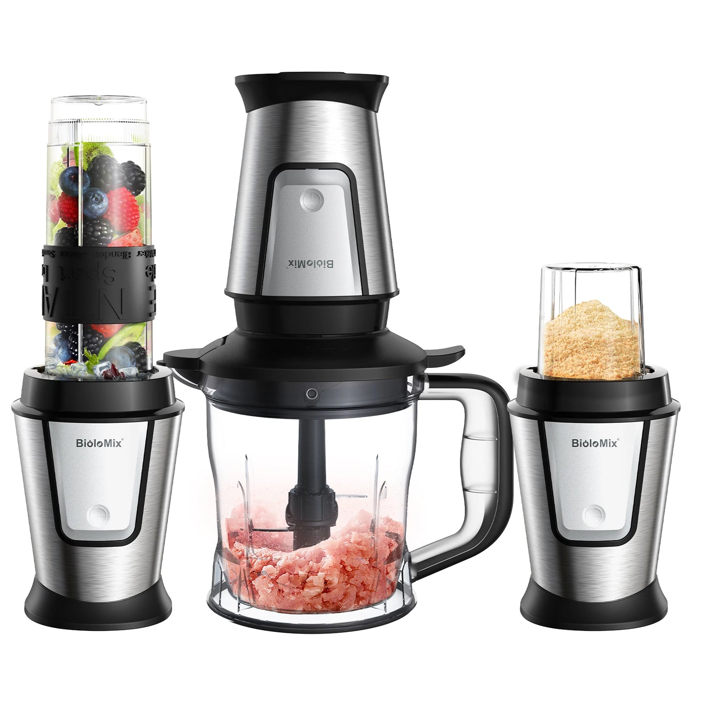 BioloMix 3-in-1 Multifunctional Food Processor