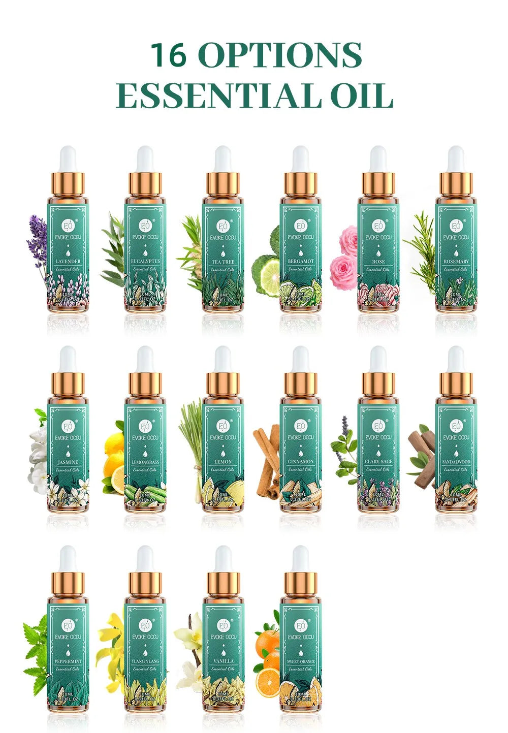 16 Set Pure Essential oils ,100% Nature